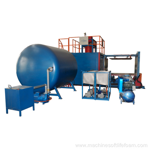 Auto vacuum compress PU foam machine